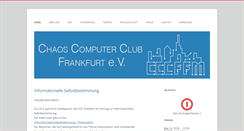 Desktop Screenshot of ccc-ffm.de