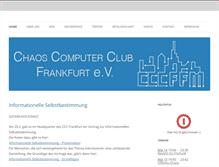 Tablet Screenshot of ccc-ffm.de